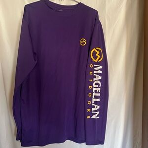 Magellan Outdoors Vibrant Purple Long Sleeve Tee